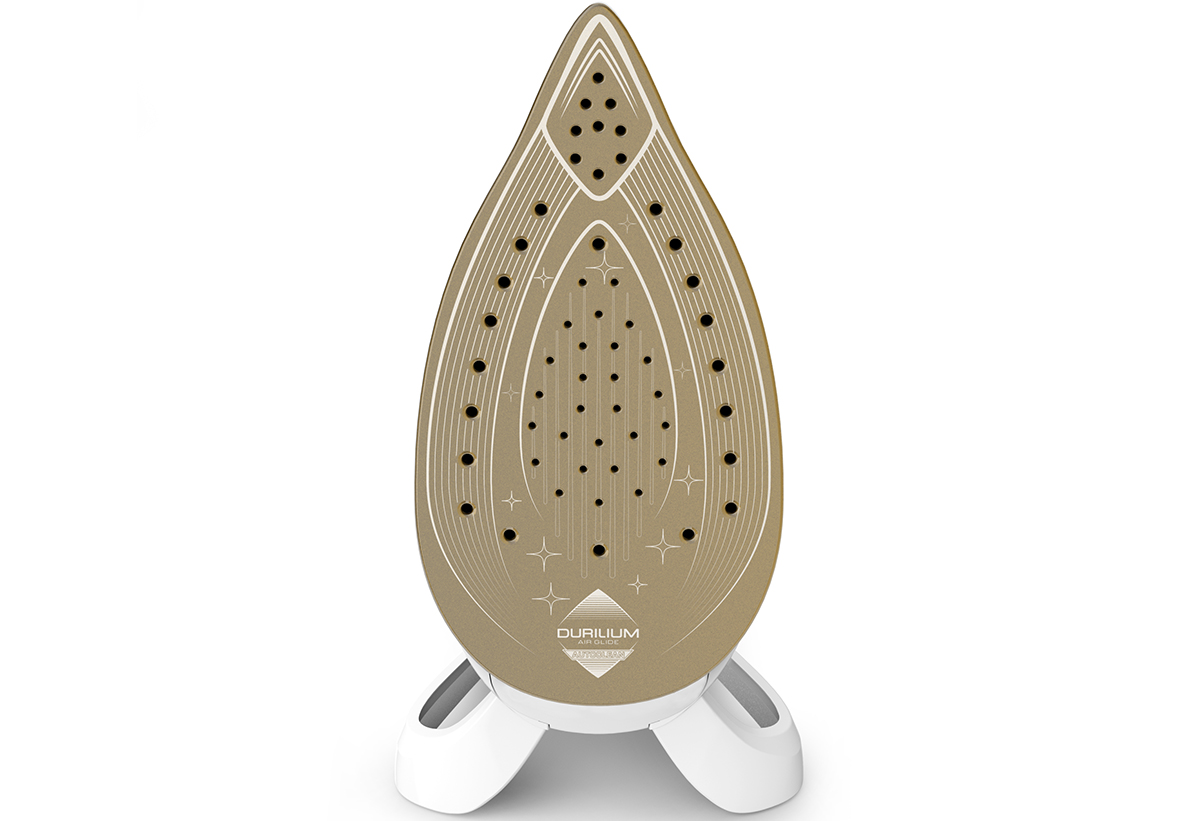 Απεικονίζεται η κάτω όψη του σιδέρου.